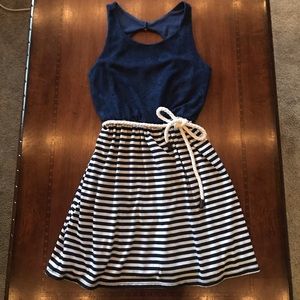 Delia’s Navy Stripe Dress